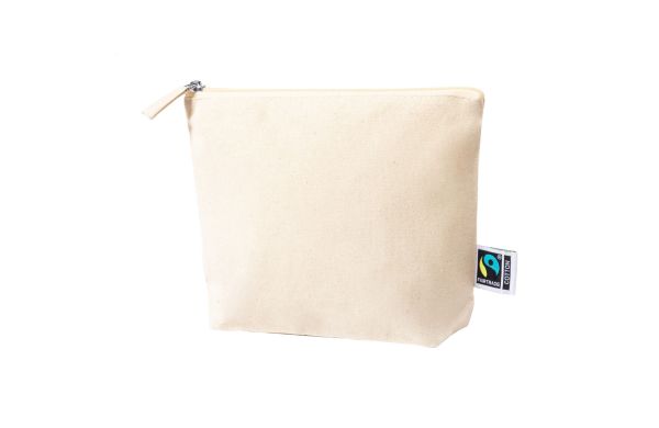 Ponsa Fairtrade Kosmetiktasche, natur