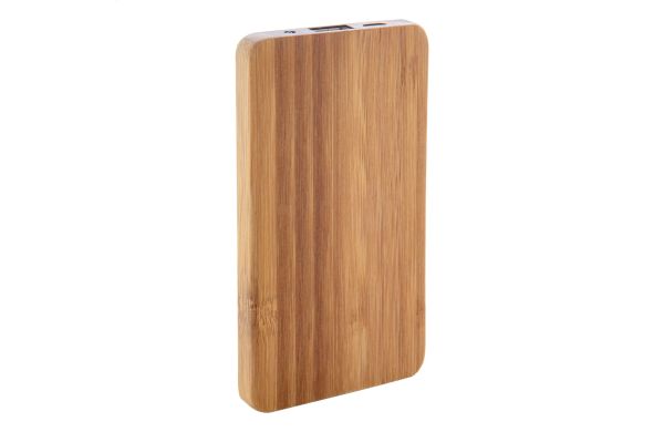 Powerbank Bamboost, weiss