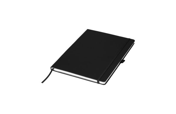 PVC beschichtetes Notizbuch "Agenda" A4, schwarz
