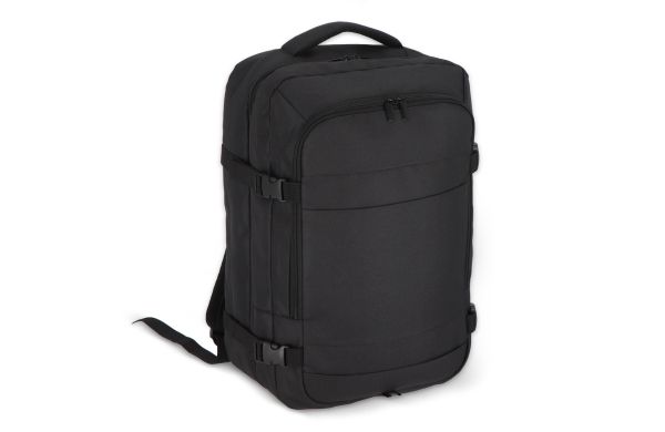 R-PET 600D Handgepäck Rucksack 22L, schwarz
