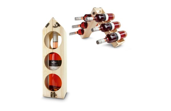 RACKPACK - Original, 2in1 Weinverpackung und Weinregal (ohne Wein)