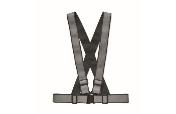 ALLVISIBLE+ Reflektierende Gürtelweste B3, schwarz