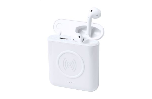 Repte Powerbank-Kopfhörer, weiss