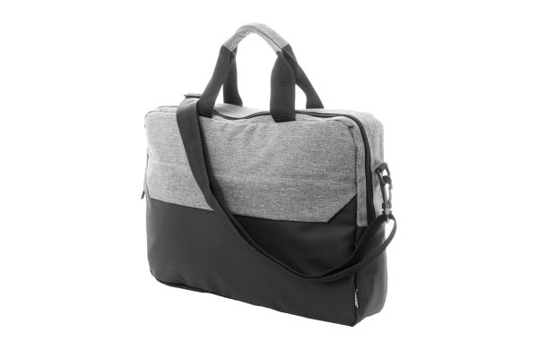 RPET-Dokumententasche Dopuba, grau/schwarz