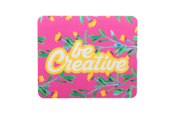 RPET Mauspad CreaFelt Cursor, weiß