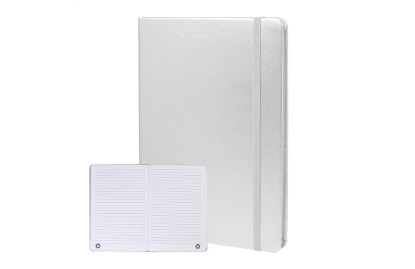 RPU-Notizbuch Oropuk A5, silber