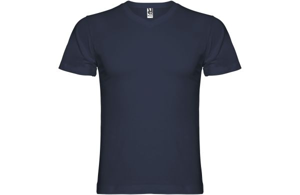 Samoyedo T-Shirt mit V-Ausschnitt für Herren, dunkelblau, S