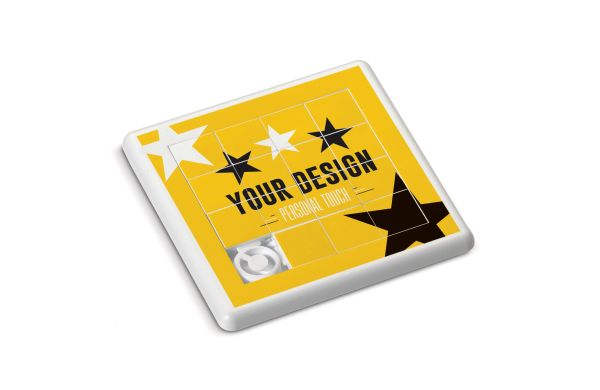 Schiebepuzzel, weiss