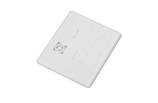 Schiebepuzzle "Frame 15", weiss
