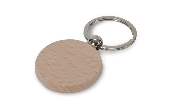 Schlüsselring Holz rund Ø40mm, holz