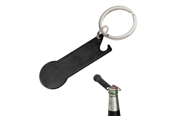 Schluesselanhaenger-mit-Einkaufschip-schwarz