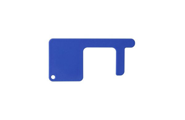 Schlüsselanhänger "Safe contact", blau