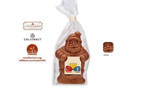 Schoko Weihnachtsmann mit Schokoschild_ Weihnachtsmann 80 g_ ca_ 80 g