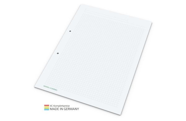 Schreibblock Bestseller mit 2-fach Abheftlochung