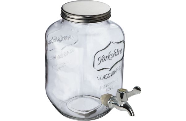 Set Getränkespender & 4 Gläser Braga