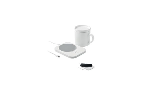 SIROTER Ladestation mit Tassenwärmer, weiß