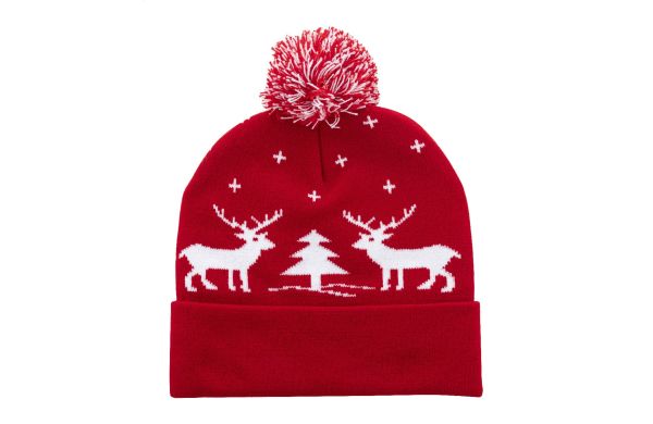 Skandimos Weihnachtswintermütze, rot