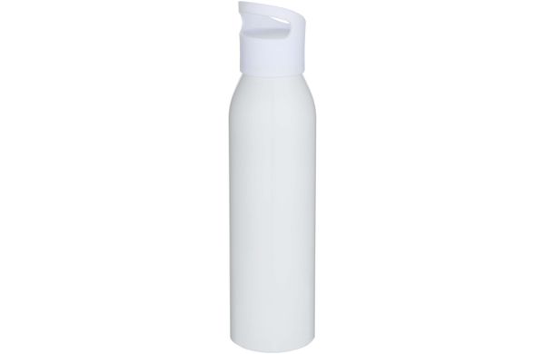 Sky 650 ml RCS-zertifizierte, einwandige Trinkflasche aus recyceltem Edelstahl, weiss