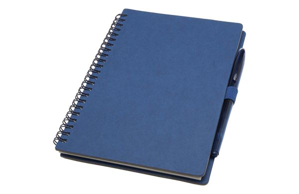 Slate A5 wiederverwendbares Hardcover Notizbuch und Stiftset (schwarze Mine), navy