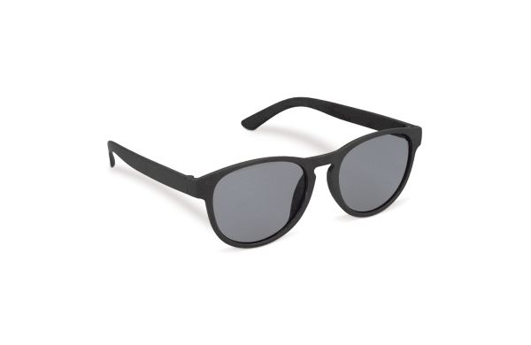 Sonnenbrille Weizenstroh Erde UV400, schwarz