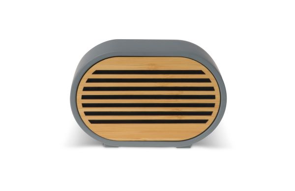 Speaker and wireless charger limestone 5W, grau