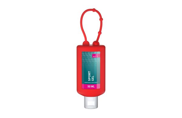 Sportgel, 50 ml Bumper rot, Body Label (R-PET)