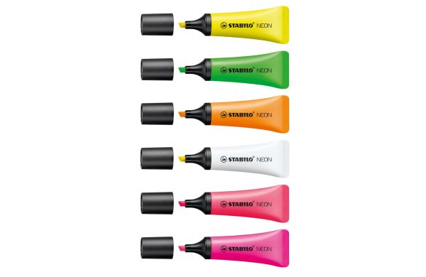 STABILO NEON 2er-Set Leuchtmarkierer