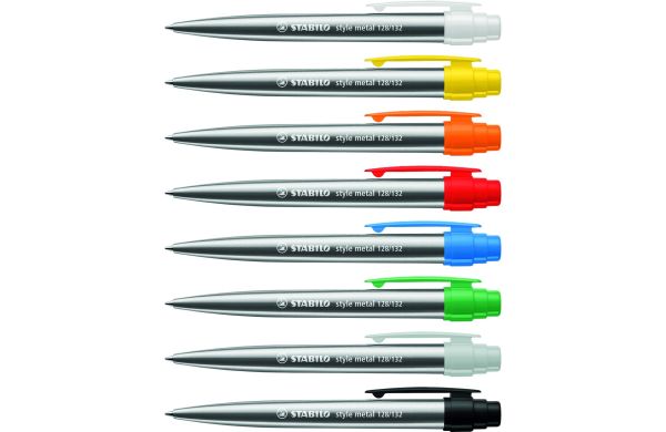 STABILO style metal Kugelschreiber Kunststoffclip