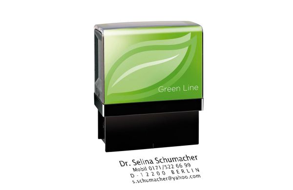 Stempelautomat "Green Line", Digitaldruck