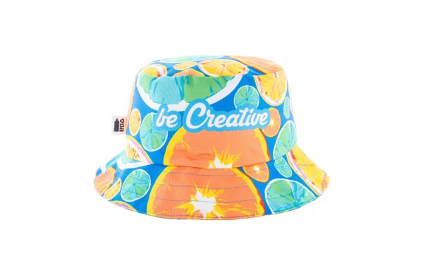 SuboHat Individueller RPET Fischerhut, L, weiss