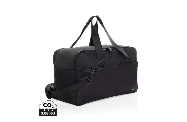 Swiss Peak Aware™ RPET 15,6" Laptop-Wochenendtasche, schwarz
