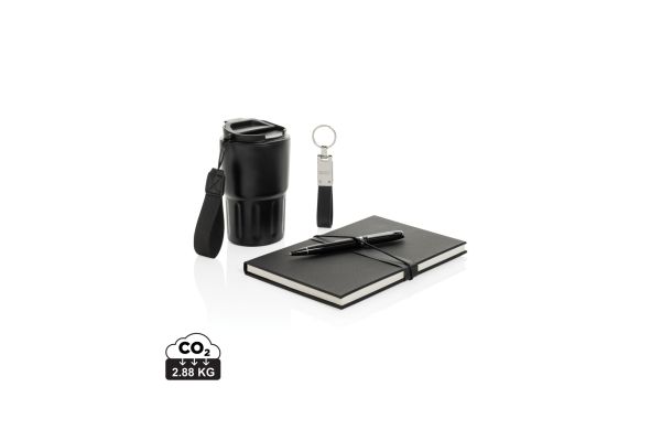 Swiss Peak RCS Deluxe Business-Set mit Becher, schwarz