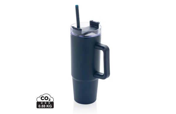 Tana Becher aus RCS recyceltem Kunststoff mit Griff 900ml, navy blau