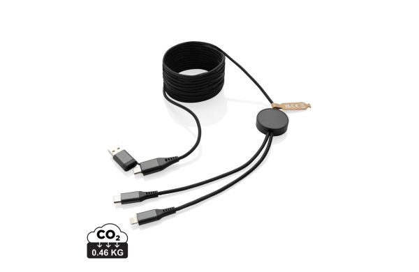 Terra 3 Meter 4-in-1-Kabel aus RCS recyceltem PET, grau