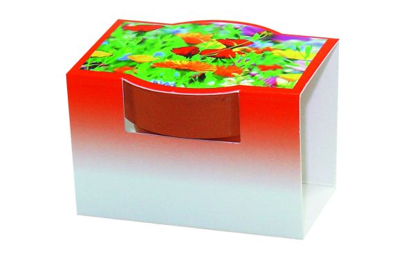 Tontöpfchen Blumengruß, bunte Blumenmischung