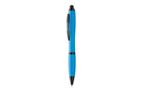 Touchpen mit Kugelschreiber Bampy, hellblau