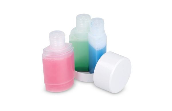 Trio Reise-Toilettenflaschen, weiss
