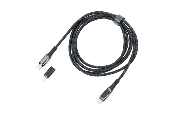 TROIKA-Ladekabel-SPEEDY-XL-gunmetal-schwarz