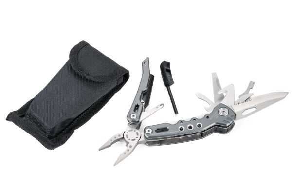 TROIKA-Multifunktions-Werkzeug-FIRE-TOOL-14-grau