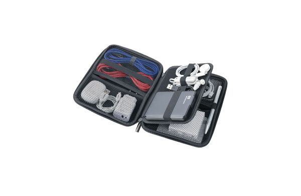 TROIKA Organizer-Etui TRAVEL CASE CARBON