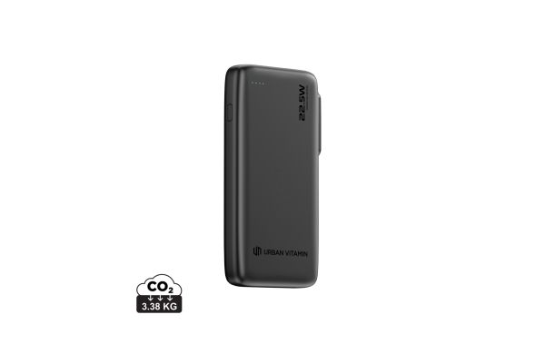 Urban Vitamin Emeryville 20W 10.000 mAh Powerbank, schwarz