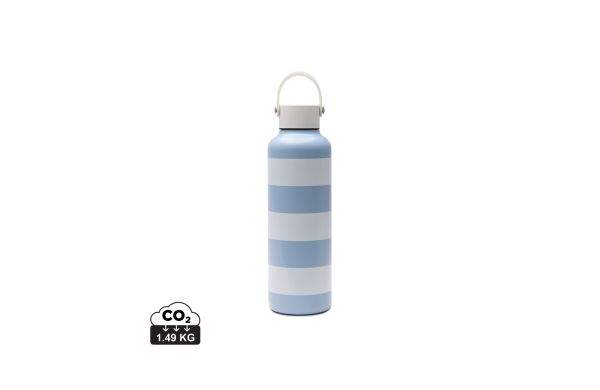 VINGA Lagoa Flasche aus RCS Stainless-Steel, 600ml, hellblau