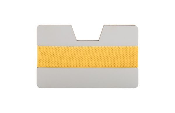 Visitenkartenetui StriCard, gelb/weiß