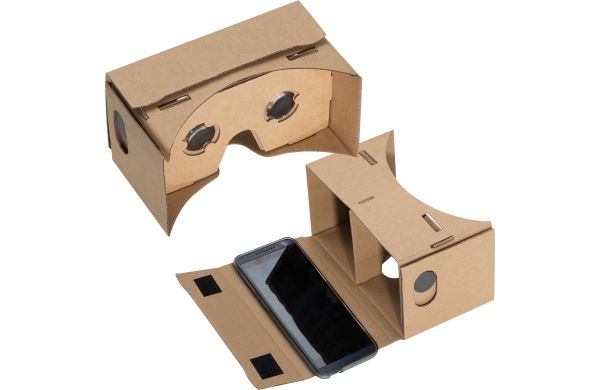 VR Brille aus Karton - braun