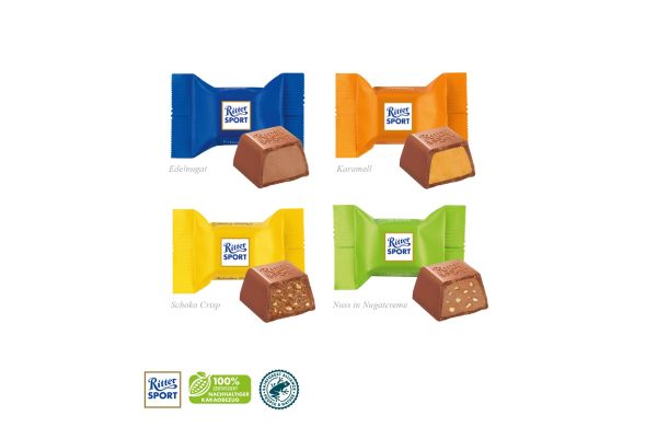 Werbe-Klappkarte Mit Ritter Sport