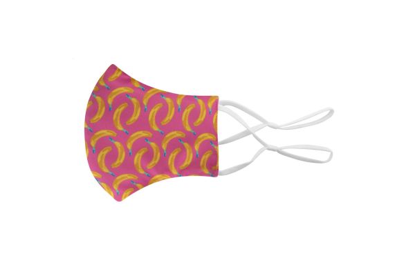 Waschbare Gesichtsmaske CreaMask Adjust Kids, weiß