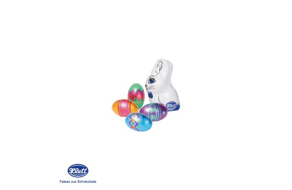 Werbe-Osterei mit Schokoladenmischung