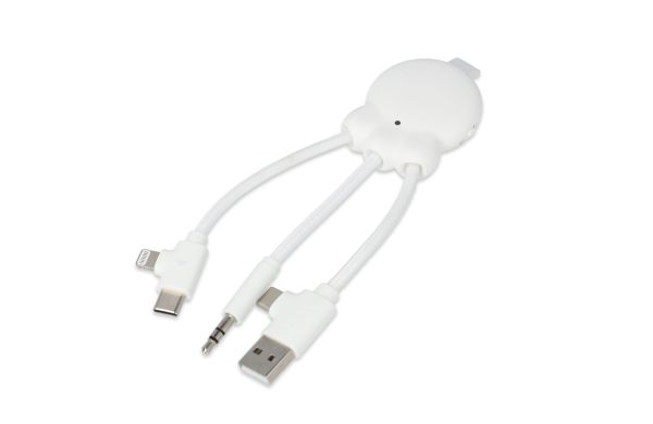 Xoopar OctopusFly Audio-Transmitter, weiss