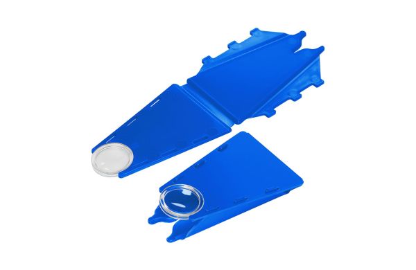 Zeckenentferner mit Lupe_ blau