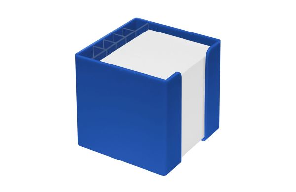 Zettelbox Alpha mit Köcher_ blau